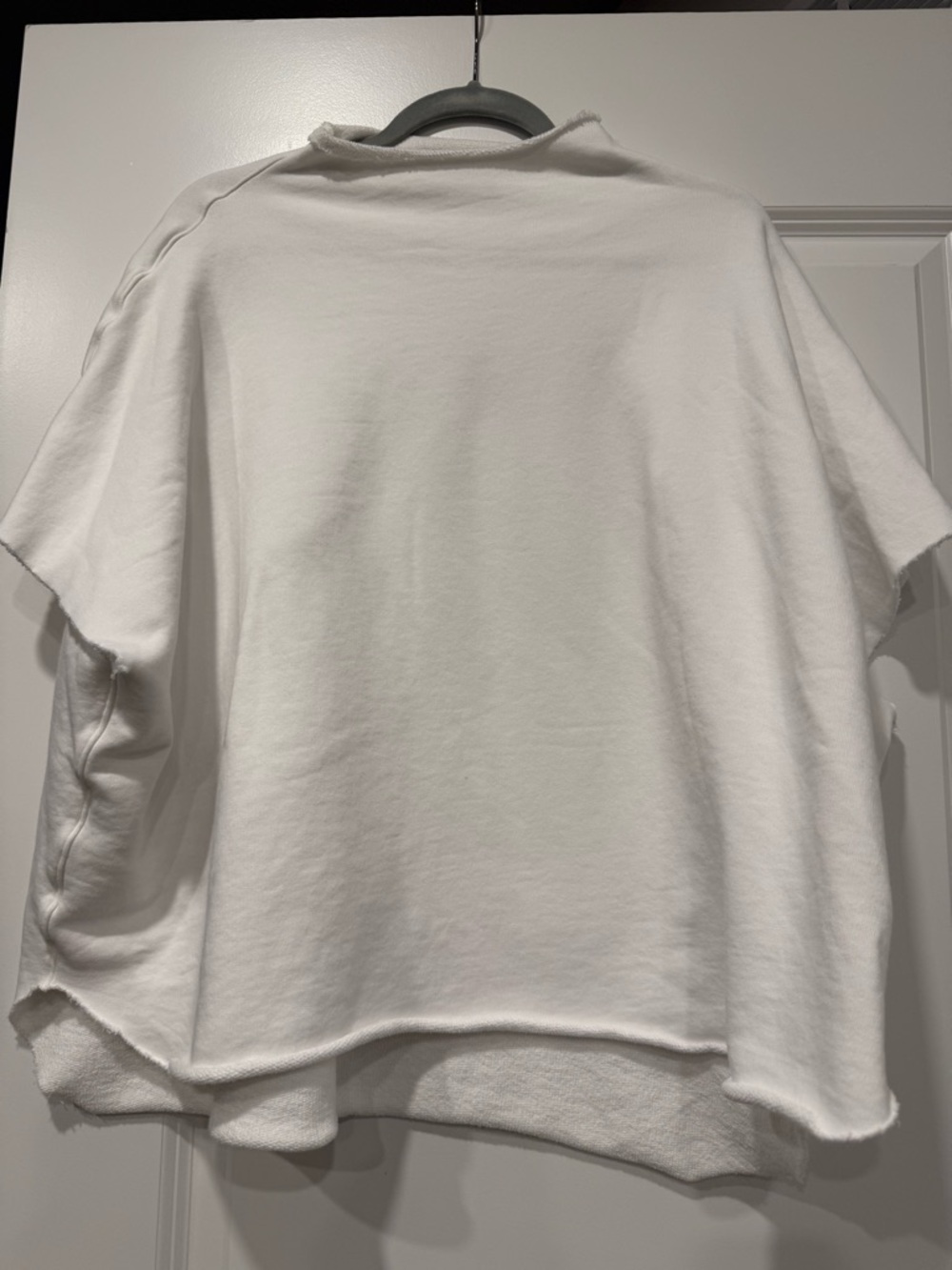 Frank & Eileen White triple terry funnel neck capelet. ORIG. $228 - Picture 4 of 4